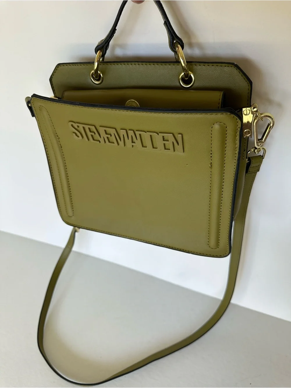 Steve Madden Bevelyn Sage Green Crossbody Bag